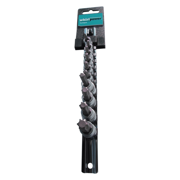 Whirlpower Набір головок Torx 1/4 і 3/8, 10 од. на планці, фото , зображення 2 | SNABZHENIE.com.ua Whirlpower Набір головок Torx 1/4 і 3/8, 10 од. на планці, фото , зображення 2 | SNABZHENIE.com.ua