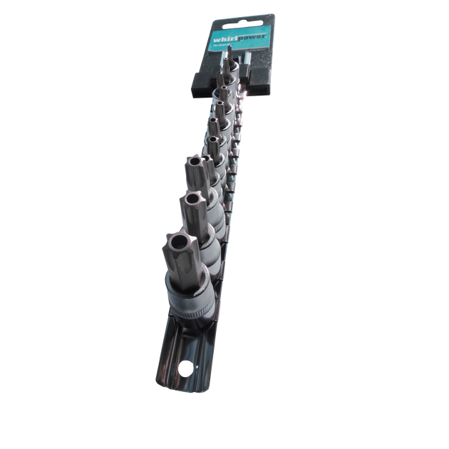Набір головок Whirlpower Torx 1/4 і 3/8, 11 од. на планці, фото , изображение 2 | SNABZHENIE.com.ua Набір головок Whirlpower Torx 1/4 і 3/8, 11 од. на планці, фото , изображение 2 | SNABZHENIE.com.ua