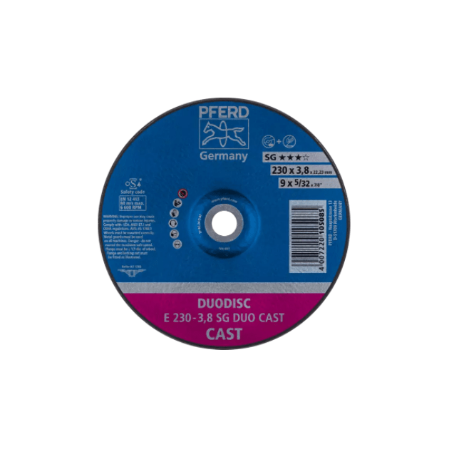 Круг универсальный Pferd 230*3,8*22,23 SG DUO CAST для чавуна, фото  | SNABZHENIE.com.ua