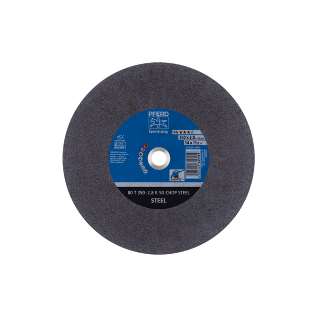 Круг отрезной 350*2,8*25,4 SG CHOP STEEL для стационарных машин, фото  | SNABZHENIE.com.ua