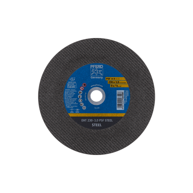 Круг отрезной 230*3*22 PSF STEEL для металла Pferd, фото  | SNABZHENIE.com.ua