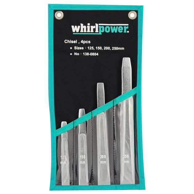 Набор зубил Whirlpower, 4 шт., фото  | SNABZHENIE.com.ua