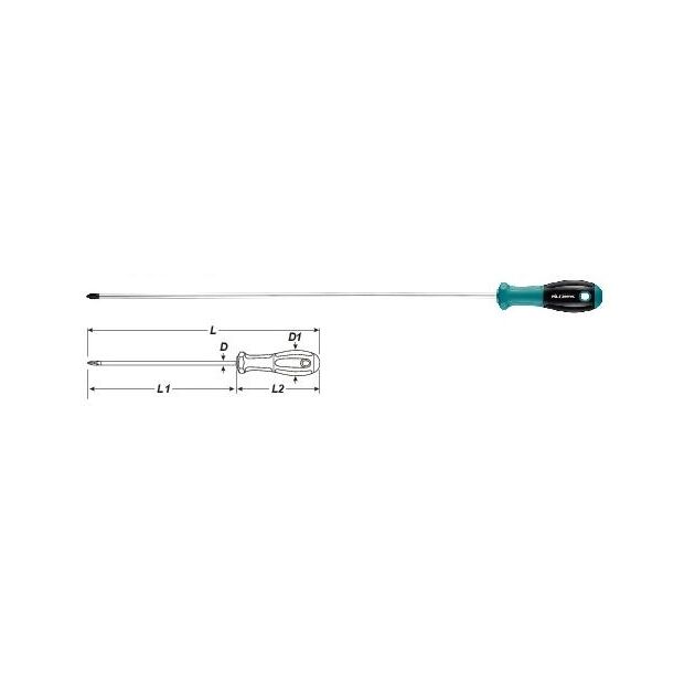 Викрутка Whirlpower PH1 400мм, фото  | SNABZHENIE.com.ua