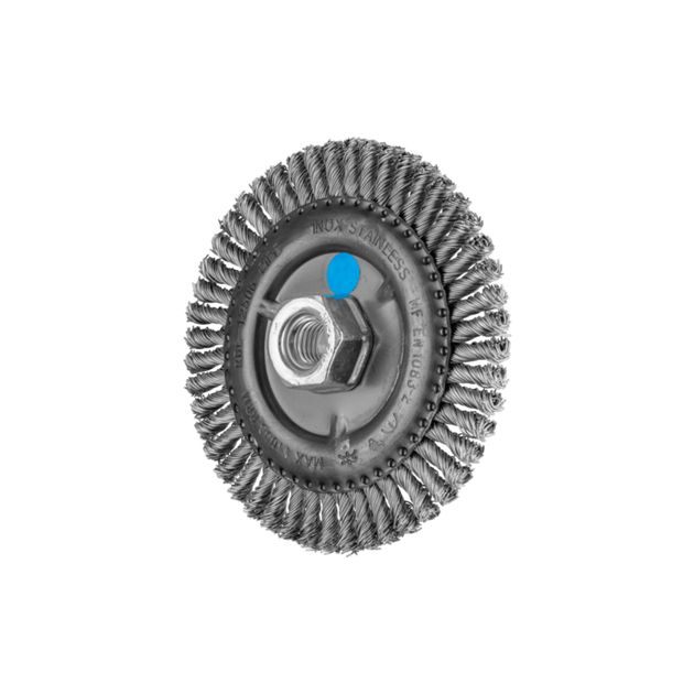 Щітка дискова 125*6мм М14, дріт 0,5мм, Pipeline PIPE INOX, фото  | SNABZHENIE.com.ua