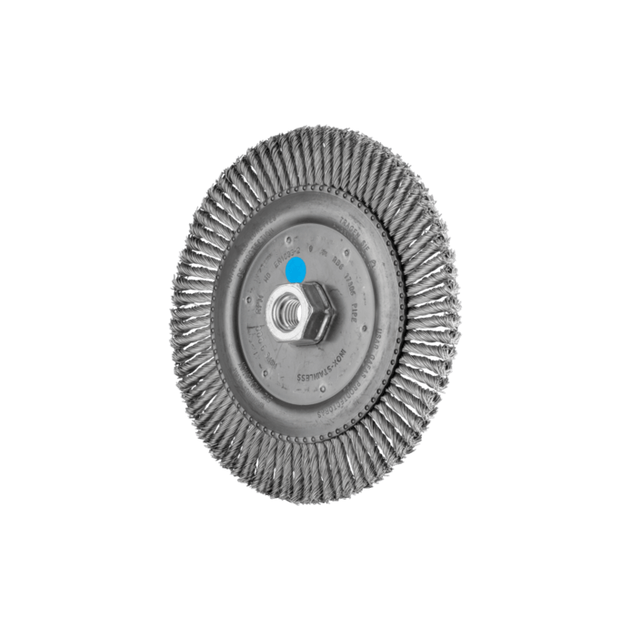 Щітка дискова 178*6мм М14 дріт 0,5мм для трубопроводів PIPE INOX, фото  | SNABZHENIE.com.ua