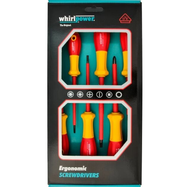 Набір діелектричних викруток Whirlpower, 6 шт., фото  | SNABZHENIE.com.ua