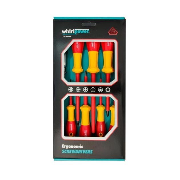 Набор из 8 диэлектрических отверток Whirlpower, фото  | SNABZHENIE.com.ua