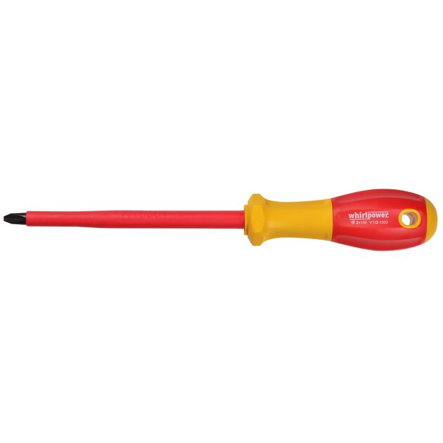 Викрутка диэлектрическая Whirlpower PH2*100мм, фото  | SNABZHENIE.com.ua