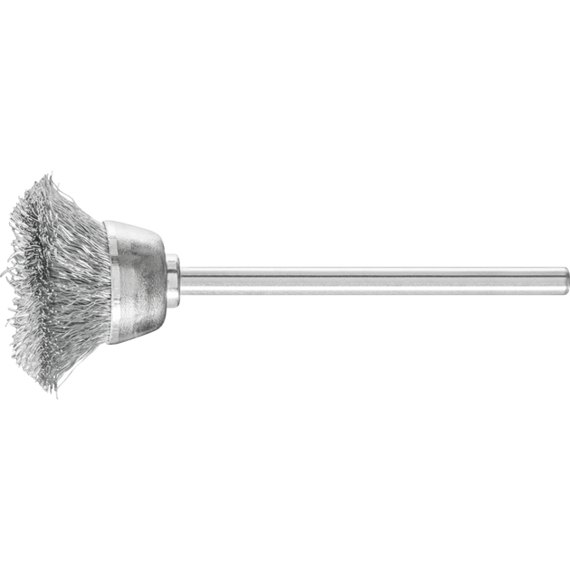 Щітка чашкова 18мм, дріт 0,1мм нерж. хв. 3мм. 1803/3 INOX, фото  | SNABZHENIE.com.ua