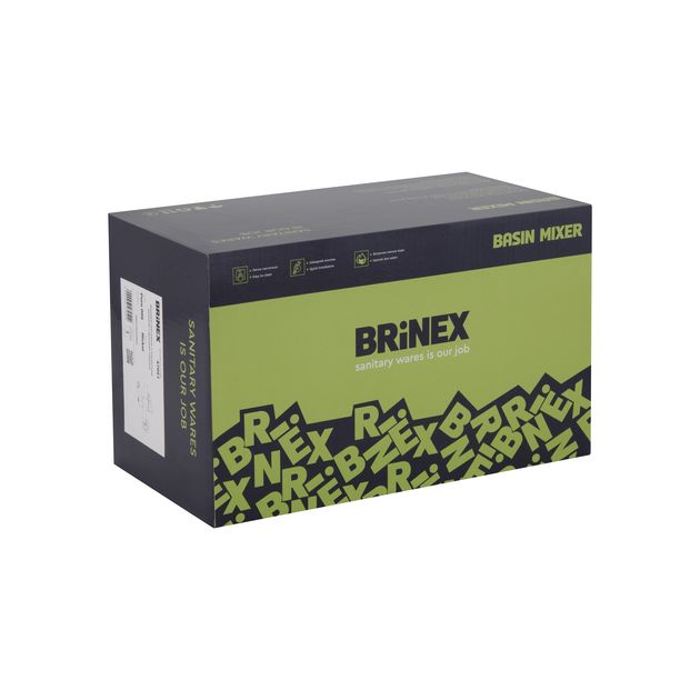 Смеситель для ванны Brinex Pure 006 с поворотным изливом (с душевым гарнитуром) Никель, фото , изображение 7 | SNABZHENIE.com.ua Смеситель для ванны Brinex Pure 006 с поворотным изливом (с душевым гарнитуром) Никель, фото , изображение 7 | SNABZHENIE.com.ua