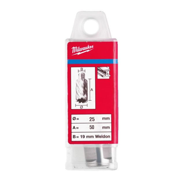 Кольцева фреза по металу MILWAUKEE HSS (WELDON), Ø25x50мм, фото , зображення 2 | SNABZHENIE.com.ua Кольцева фреза по металу MILWAUKEE HSS (WELDON), Ø25x50мм, фото , зображення 2 | SNABZHENIE.com.ua