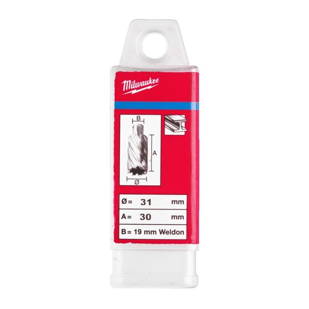 Кольцевая фреза по металлу MILWAUKEE HSS (WELDON), Ø31x30мм, фото , изображение 2 | SNABZHENIE.com.ua Кольцевая фреза по металлу MILWAUKEE HSS (WELDON), Ø31x30мм, фото , изображение 2 | SNABZHENIE.com.ua