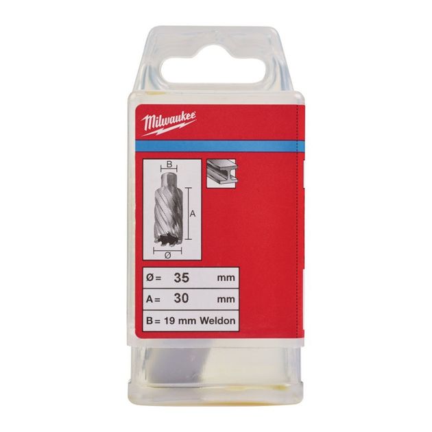 Кольцевая фреза по металлу MILWAUKEE HSS (WELDON), Ø35x30мм, фото , изображение 2 | SNABZHENIE.com.ua Кольцевая фреза по металлу MILWAUKEE HSS (WELDON), Ø35x30мм, фото , изображение 2 | SNABZHENIE.com.ua