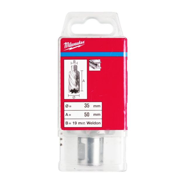 Кольцевая фреза по металлу MILWAUKEE HSS (WELDON), Ø35x50мм, фото , изображение 2 | SNABZHENIE.com.ua Кольцевая фреза по металлу MILWAUKEE HSS (WELDON), Ø35x50мм, фото , изображение 2 | SNABZHENIE.com.ua