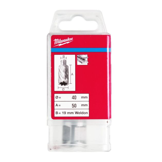 Кольцевая фреза по металлу MILWAUKEE HSS (WELDON), Ø40x50мм, фото , изображение 2 | SNABZHENIE.com.ua Кольцевая фреза по металлу MILWAUKEE HSS (WELDON), Ø40x50мм, фото , изображение 2 | SNABZHENIE.com.ua