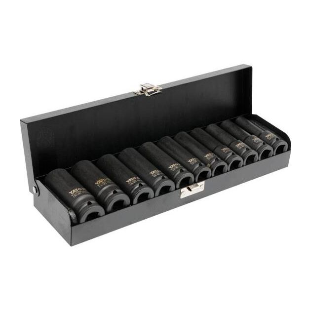 Ударные торцевые головки 1/2", глубокие, 10-24 мм, 11 шт. YATO, фото , изображение 7 | SNABZHENIE.com.ua Ударные торцевые головки 1/2", глубокие, 10-24 мм, 11 шт. YATO, фото , изображение 7 | SNABZHENIE.com.ua