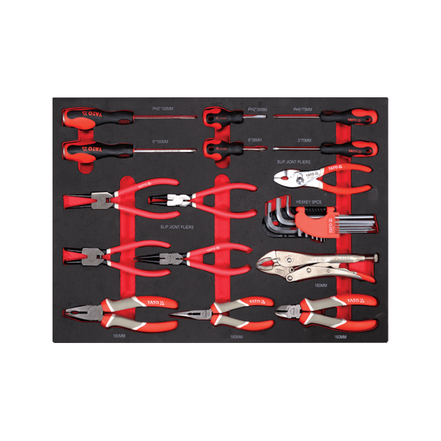 Шафа з інструментами YATO, на колесах, 7 шухляд, 157 елементів, фото , изображение 46 | SNABZHENIE.com.ua Шафа з інструментами YATO, на колесах, 7 шухляд, 157 елементів, фото , изображение 46 | SNABZHENIE.com.ua