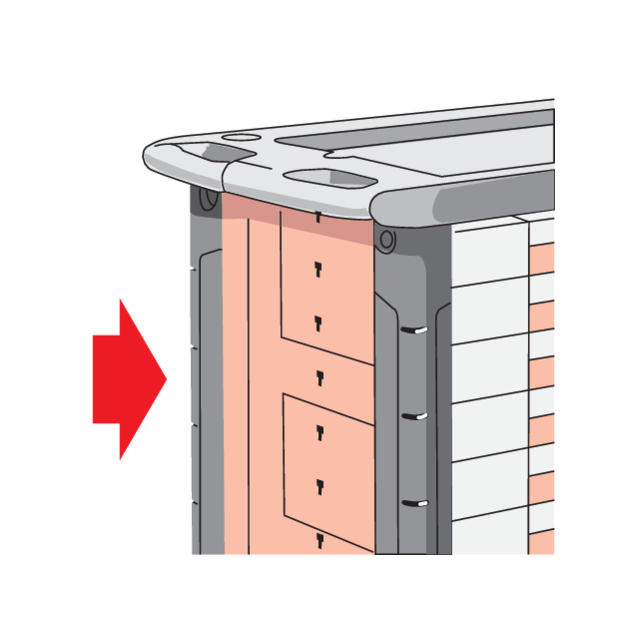 Шкаф-тележка для інструментів YATO з 12 ящиками, 1000 x 1130 x 570 мм (YT-09003), фото , зображення 3 | SNABZHENIE.com.ua Шкаф-тележка для інструментів YATO з 12 ящиками, 1000 x 1130 x 570 мм (YT-09003), фото , зображення 3 | SNABZHENIE.com.ua