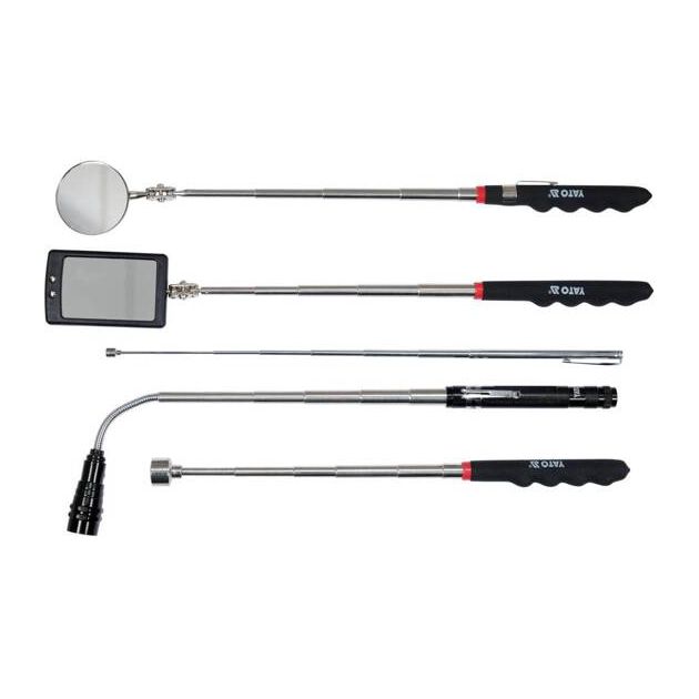 Средства для осмотра оборудования YATO, набор 5 элементов, фото , изображение 3 | SNABZHENIE.com.ua