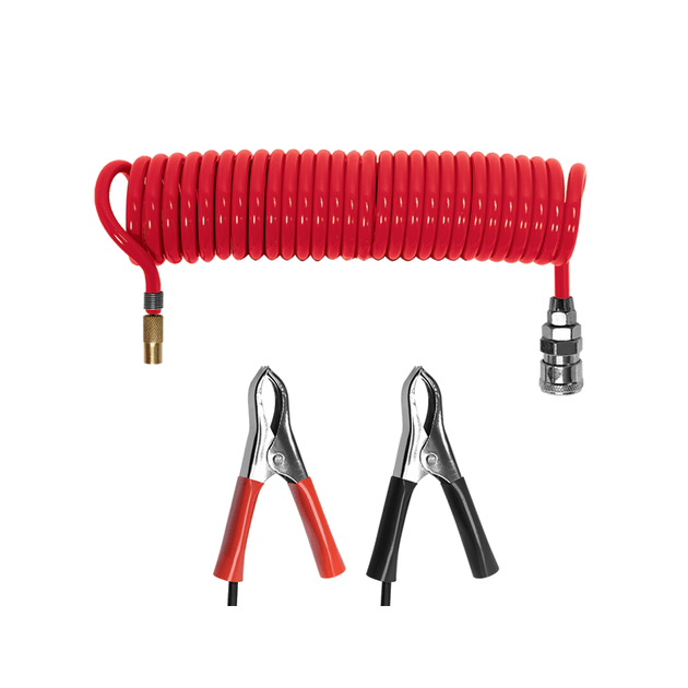 Автомобильный компрессор YATO 12В, 250Вт, 60л/мин, шланг 5м, LED фонарь, фото , изображение 12 | SNABZHENIE.com.ua