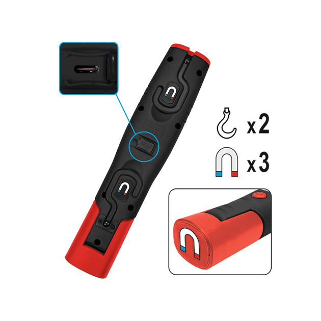 Фонарь діодний, 2-режима, акумуляторний YATO (YT-08507), фото , зображення 20 | SNABZHENIE.com.ua Фонарь діодний, 2-режима, акумуляторний YATO (YT-08507), фото , зображення 20 | SNABZHENIE.com.ua