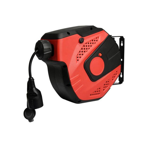 Удлинитель електросетевий YATO на катушці, L = 10 м, 3-жильний 1.5 мм, макс. ток 10 А (YT-81220), фото , зображення 2 | SNABZHENIE.com.ua Удлинитель електросетевий YATO на катушці, L = 10 м, 3-жильний 1.5 мм, макс. ток 10 А (YT-81220), фото , зображення 2 | SNABZHENIE.com.ua