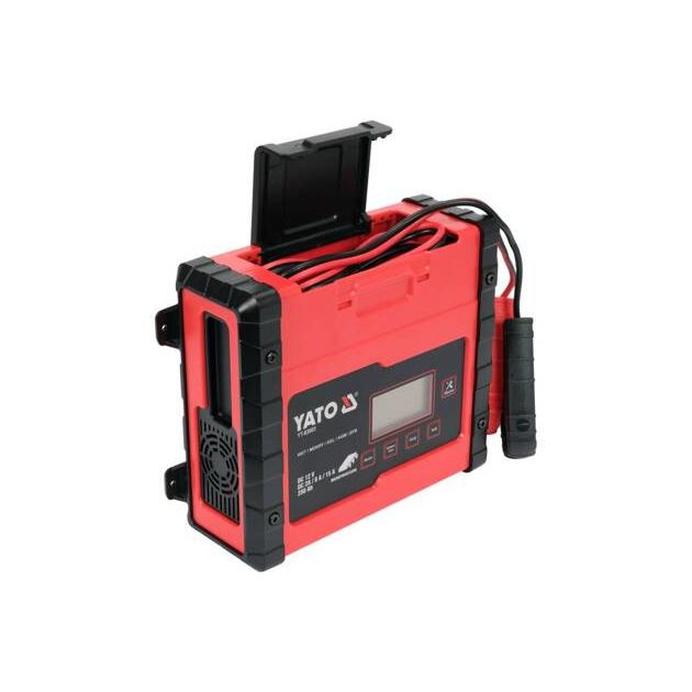 Зарядное устройство сетевое с LCD дисплеем 230В YATO для 12V 2/8/15А, фото , изображение 4 | SNABZHENIE.com.ua Зарядное устройство сетевое с LCD дисплеем 230В YATO для 12V 2/8/15А, фото , изображение 4 | SNABZHENIE.com.ua