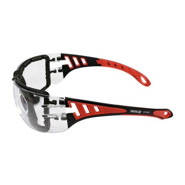 Защитные очки открытые прозрачные YATO с эластичными дужками, фото , изображение 2 | SNABZHENIE.com.ua Защитные очки открытые прозрачные YATO с эластичными дужками, фото , изображение 2 | SNABZHENIE.com.ua