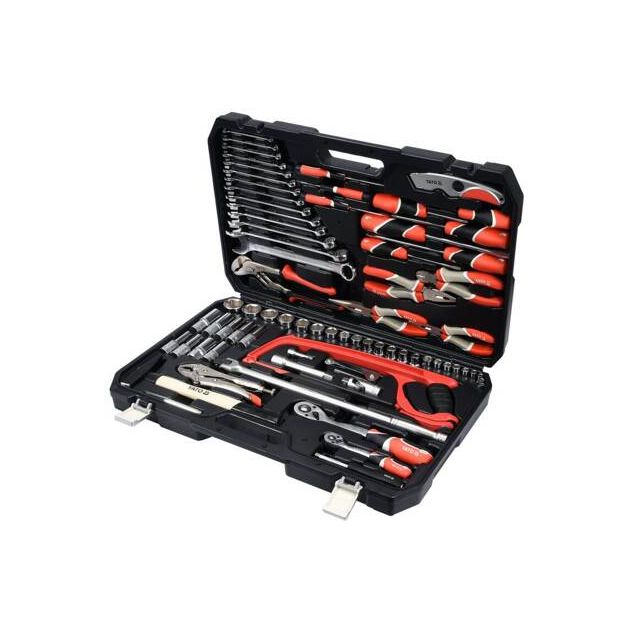 Набір інструментів, квадрат 1/2, 79 предметів YATO (YT-38911), фото , зображення 3 | SNABZHENIE.com.ua Набір інструментів, квадрат 1/2, 79 предметів YATO (YT-38911), фото , зображення 3 | SNABZHENIE.com.ua