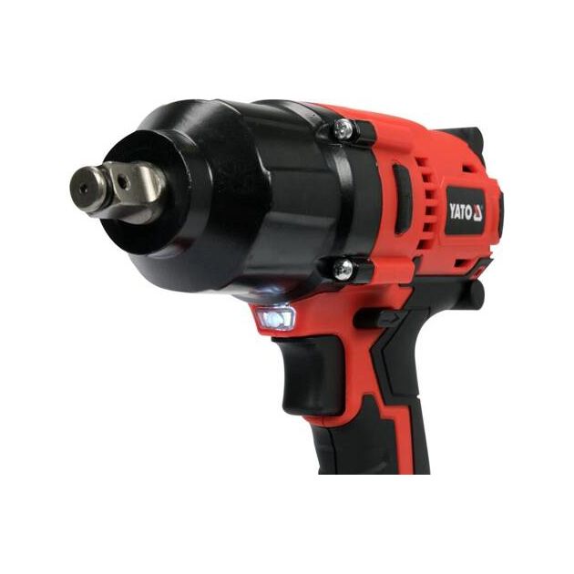 Гайковерт аккумуляторный YATO 18 В, 1/2", 300/700 Нм, 2 акк., фото , изображение 8 | SNABZHENIE.com.ua Гайковерт аккумуляторный YATO 18 В, 1/2", 300/700 Нм, 2 акк., фото , изображение 8 | SNABZHENIE.com.ua