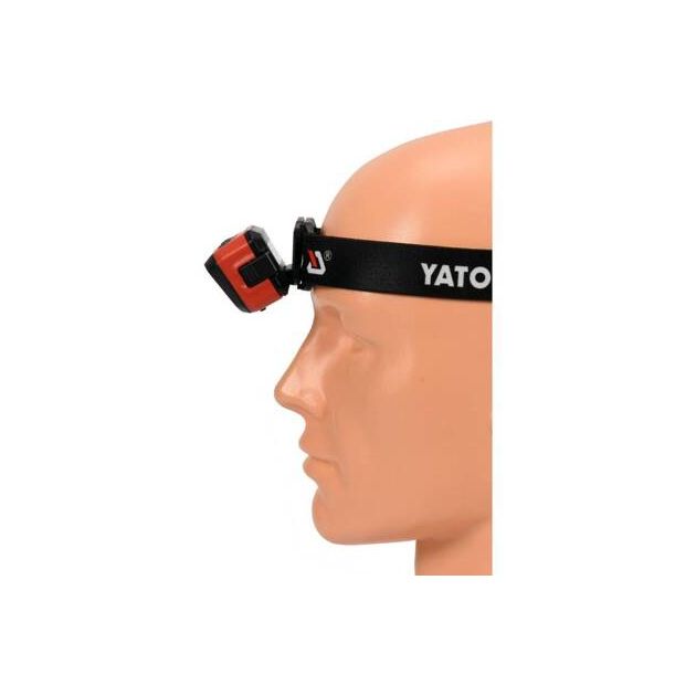 Ліхтар COB-діодний на чоло YATO з датчиком руху, живлення від 3x AAA акумуляторів 3,7 В 1000 мАгод, 500 Lm, фото , зображення 12 | SNABZHENIE.com.ua