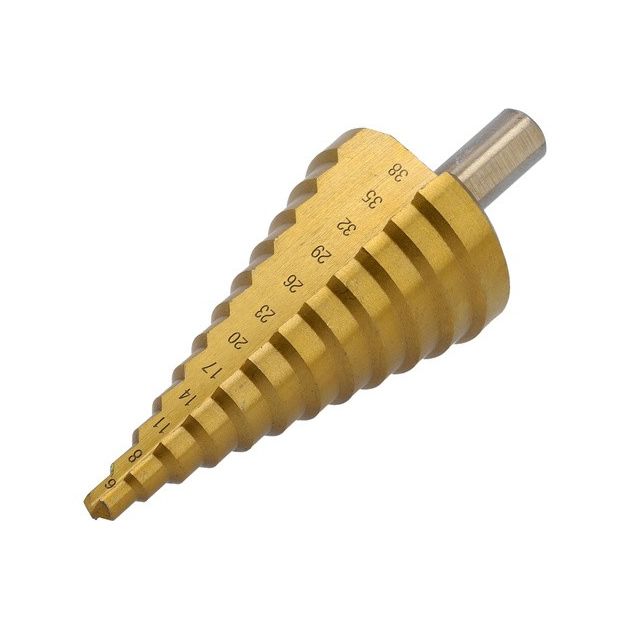 Сверло конусное HSS 6-38 мм, длина 105 мм YATO (YT-44740), фото , изображение 4 | SNABZHENIE.com.ua