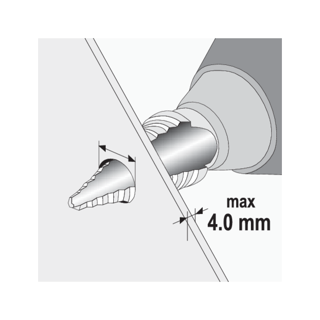 Сверло конусное HSS 6-38 мм, длина 105 мм YATO (YT-44740), фото , изображение 12 | SNABZHENIE.com.ua