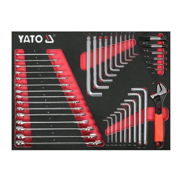 Шафа з інструментами YATO, на колесах, 7 шухляд, 157 елементів, фото , изображение 32 | SNABZHENIE.com.ua Шафа з інструментами YATO, на колесах, 7 шухляд, 157 елементів, фото , изображение 32 | SNABZHENIE.com.ua