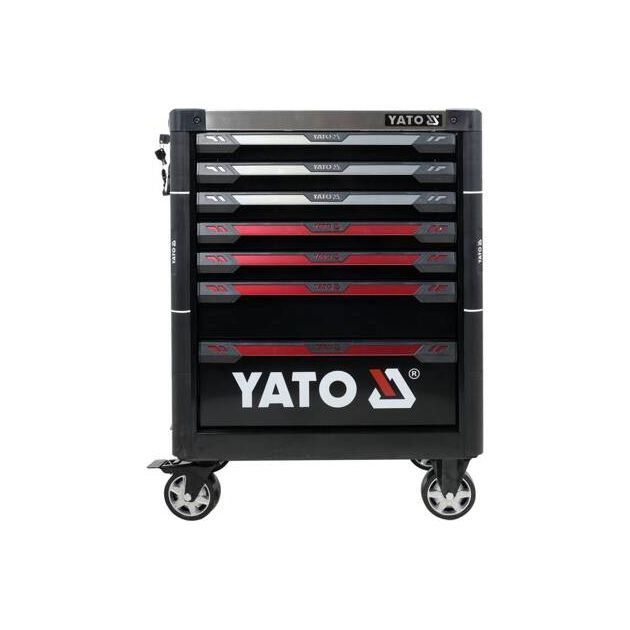 Шафа з інструментами YATO, на колесах, 7 шухляд, 157 елементів, фото , изображение 4 | SNABZHENIE.com.ua Шафа з інструментами YATO, на колесах, 7 шухляд, 157 елементів, фото , изображение 4 | SNABZHENIE.com.ua