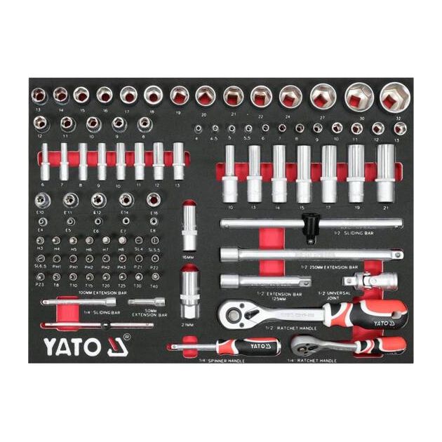 Шафа з інструментами YATO, на колесах, 7 шухляд, 157 елементів, фото , изображение 29 | SNABZHENIE.com.ua Шафа з інструментами YATO, на колесах, 7 шухляд, 157 елементів, фото , изображение 29 | SNABZHENIE.com.ua