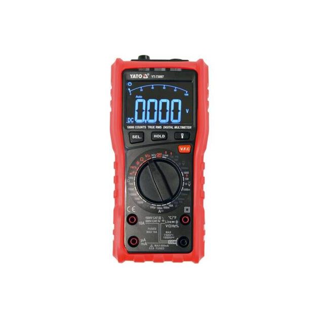 Мультиметр YATO TRUE RMS з LCD-екраном, діапазон 9999, фото , изображение 14 | SNABZHENIE.com.ua Мультиметр YATO TRUE RMS з LCD-екраном, діапазон 9999, фото , изображение 14 | SNABZHENIE.com.ua