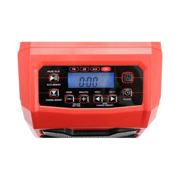 Радио от сети 230 В и аккумулятора Li-Ion 18 В YATO, 3 Вт, FM, AM, Blu, фото , изображение 9 | SNABZHENIE.com.ua