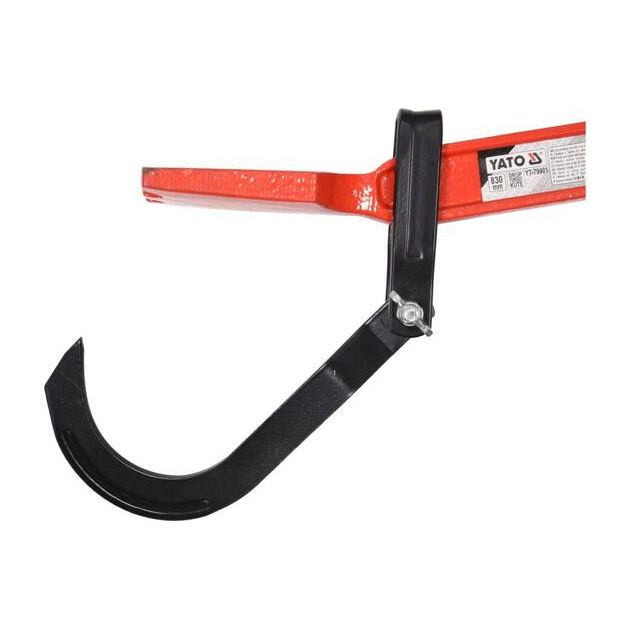 Рычаг с крюком YATO для перемещения бревен, 830 мм, крюк 200 мм, фото , изображение 2 | SNABZHENIE.com.ua Рычаг с крюком YATO для перемещения бревен, 830 мм, крюк 200 мм, фото , изображение 2 | SNABZHENIE.com.ua