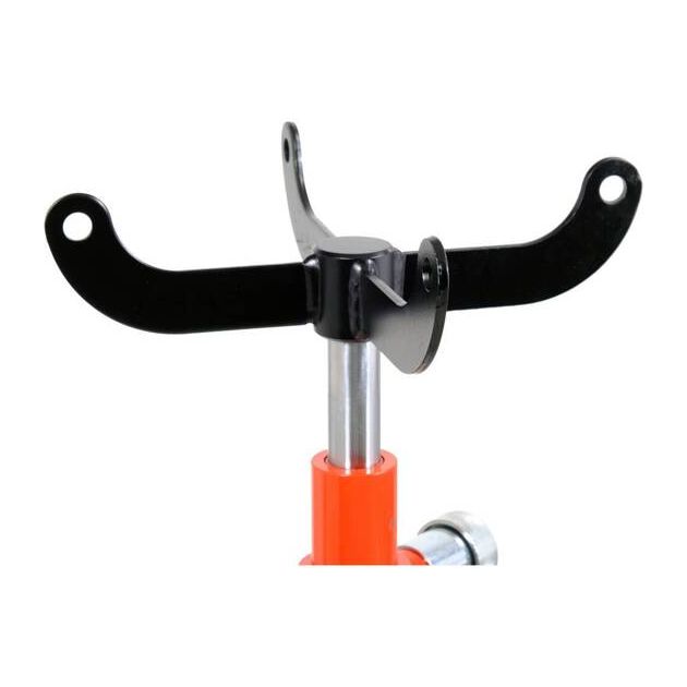 Підіймач коробок передач авто гідравлічний YATO, навантаження 500 кг, h= 1100-1900 мм, на колесах, фото , зображення 3 | SNABZHENIE.com.ua