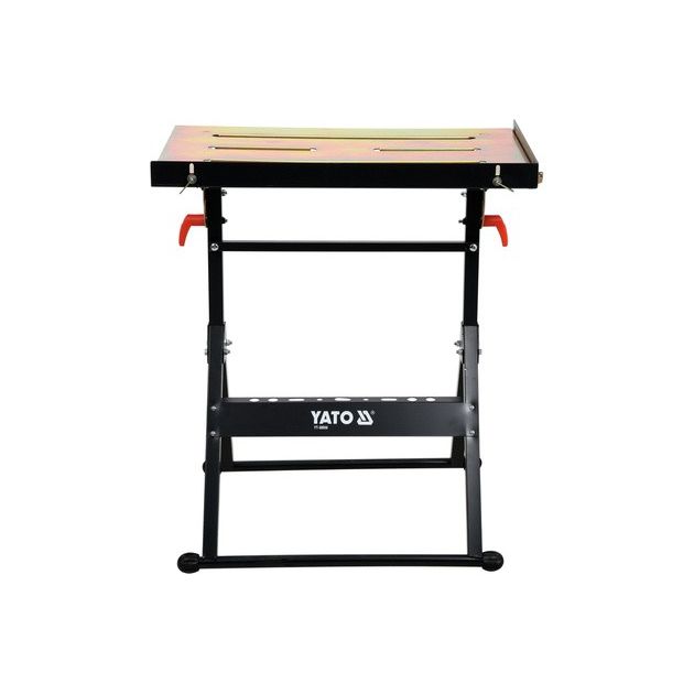 Стіл розкладний для зварювальних робіт YATO, 66x 59x 83 см, макс. навантаження - 150 кг, фото , зображення 4 | SNABZHENIE.com.ua