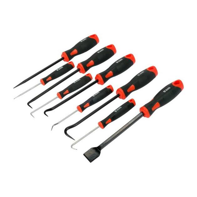 Набір гачків YATO з ручкою, скребок та шило, 9 шт, 162 мм, фото , изображение 3 | SNABZHENIE.com.ua Набір гачків YATO з ручкою, скребок та шило, 9 шт, 162 мм, фото , изображение 3 | SNABZHENIE.com.ua