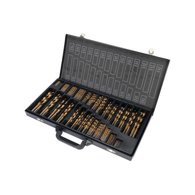 Свердла по металу титанові YATO: HSS-TiN = 1-13 мм, компл. 190 шт., фото , зображення 3 | SNABZHENIE.com.ua Свердла по металу титанові YATO: HSS-TiN = 1-13 мм, компл. 190 шт., фото , зображення 3 | SNABZHENIE.com.ua