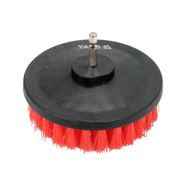 Щітки до дрилі з нейлоновим ворсом YATO і 6-гран. шпинделем, 5 шт. [24/192], фото , зображення 8 | SNABZHENIE.com.ua