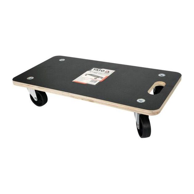 Платформенный візок YATO 575x300x18 мм, 4 колеса, нагрузка 200 кг, фото , изображение 2 | SNABZHENIE.com.ua