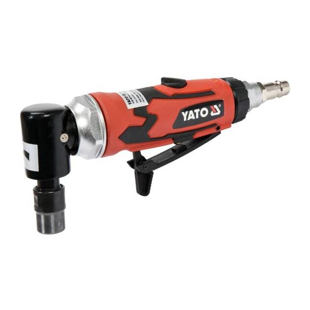 Пневматическая угловая шлифмашина YATO, шпиндель 6 мм, 113 л/мин, фото , изображение 3 | SNABZHENIE.com.ua