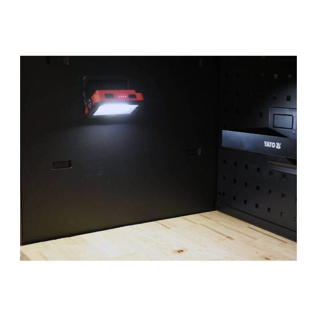 Прожектор з COB-діодами акумуляторний YATO Li-Ion 3.7 В 2 Ач 5 Вт 300 лм 5 режимів + магніт (YT-81819), фото , зображення 10 | SNABZHENIE.com.ua Прожектор з COB-діодами акумуляторний YATO Li-Ion 3.7 В 2 Ач 5 Вт 300 лм 5 режимів + магніт (YT-81819), фото , зображення 10 | SNABZHENIE.com.ua