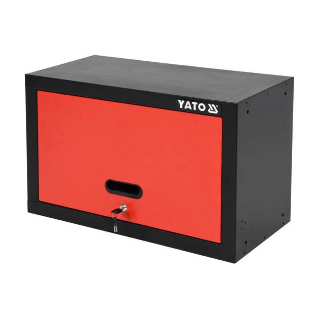 Шкаф навесной для мастерской YATO 660x305x410 мм (YT-08935), фото , изображение 6 | SNABZHENIE.com.ua