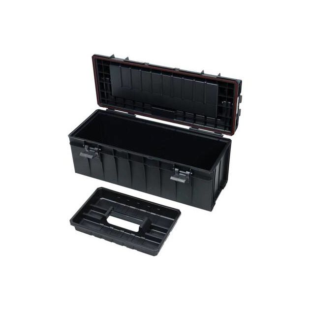 Ящик для інструментів YATO з органайзером на 9 осередків, 650х270х272 мм, пластиковий корпус, фото , зображення 9 | SNABZHENIE.com.ua Ящик для інструментів YATO з органайзером на 9 осередків, 650х270х272 мм, пластиковий корпус, фото , зображення 9 | SNABZHENIE.com.ua