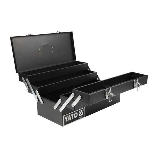 Ящик для інструмента металевий 460 х 200 х 225 мм YATO (YT-0885), фото , зображення 3 | SNABZHENIE.com.ua